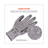 TENACIOUS HOLDINGS, INC. ergodyne® 10466 ProFlex 7030 ANSI A3 PU Coated CR Gloves, EN388: 4X42C, 9" Long, XX-Large, Gray, Pair