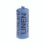 INTEGRATED BAGGING SYSTEMS Inteplast Group BR3043XHVB Institutional Low-Density Can Liners, Soiled Linen, 30 gal, 1 mil, 30" x 43", Blue, 200/Carton
