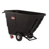 SUNCAST CORPORATION Commercial® RMTTLD504F1D 0.5 cu yd Light Duty Tilt Truck, 850 lb Capacity, Black