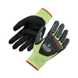 TENACIOUS HOLDINGS, INC. ergodyne® 17912 ProFlex 7141 ANSI A4 DIR Nitrile-Coated CR Gloves, EN388: 4X42DP, 9" Long, Small, Lime, Pair
