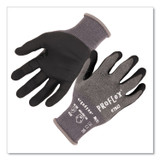 TENACIOUS HOLDINGS, INC. ergodyne® 10514 ProFlex 7043 ANSI A4 Nitrile Coated CR Gloves, EN388: 4X42D, 9" Long, Large, Gray, 12 Pairs