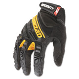 IRONCLAD PERFORMANCE WEAR SDG205XL SuperDuty Gloves, EN388: 4132, 12" Long, X-Large, Black/Yellow, Pair