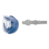 HONEYWELL ENVIRONMENTAL Uvex™ S3400HS Flex Seal OTG Goggles, Clear HydroShield Anti-Fog/Anti-Scratch Lens, Clear/Navy/Gray Frame