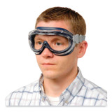 HONEYWELL ENVIRONMENTAL Uvex™ S3400HS Flex Seal OTG Goggles, Clear HydroShield Anti-Fog/Anti-Scratch Lens, Clear/Navy/Gray Frame