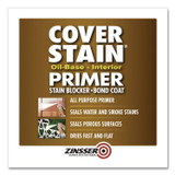 RUST-OLEUM CORPORATION Zinsser® 3608 Cover Stain Oil-Based Spray Primer, Interior/Exterior, Flat White, 13 oz Aerosol Can, 6/Carton