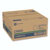 GEORGIA PACIFIC Dixie® UX9PATH Pathways Soak-Proof Shield Mediumweight Paper Plates, 8.5" dia., Green/Burgundy, 1,000/Carton