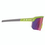 TENACIOUS HOLDINGS, INC. ergodyne® 55015 Skullerz AEGIR Safety Glasses, Mirrored Lenses, Lime Nylon Impact Frame, Purple Mirror Polycarbonate Lens
