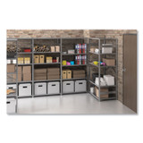 TENNSCO ESPC61236MGY Closed Commercial Steel Shelving, Six-Shelf, 36w x 12d x 75h, Medium Gray