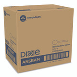 GEORGIA PACIFIC Dixie® ANSBAM Bamboo Cutlery, Mediumweight Spoon, Paper, Light Golden, 100/Pack, 10 Packs/Carton