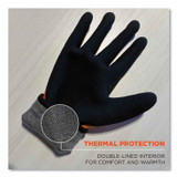 TENACIOUS HOLDINGS, INC. ergodyne® 17992 ProFlex 7551-CASE ANSI A5 Coated Waterproof CR Gloves, EN388: 4X43E, 10" Long, Small, Orange, 144 Pairs/Carton