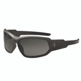 TENACIOUS HOLDINGS, INC. ergodyne® 56035 Skullerz LOKI Anti-Scratch/Anti-Fog Convertible Safety Spoggles with Strap, Matte Black Frame, Smoke Polycarbonate Lens