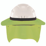TENACIOUS HOLDINGS, INC. ergodyne® 12721 Chill-Its 6661 Universal Hard Hat Brim with Neck Shade, Lime