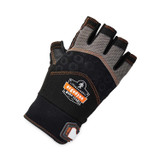 TENACIOUS HOLDINGS, INC. ergodyne® 17693 ProFlex 900 Half-Finger Impact Gloves, EN388: 1121X, Medium, Black, Pair