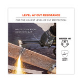 TENACIOUS HOLDINGS, INC. ergodyne® 18033 ProFlex 7070 ANSI A7 Nitrile Coated CR Gloves, EN388: 4X42F, 9" Long, Medium, Green, 12 Pairs