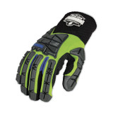 TENACIOUS HOLDINGS, INC. ergodyne® 18103 ProFlex 925WP Performance Dorsal Impact-Reducing Thermal Waterproof Gloves, EN388: 3323XP, Medium, Black/Lime, Pair