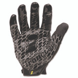 IRONCLAD PERFORMANCE WEAR BHG05XL Box Handler Gloves, EN388: 3131, 9" Long, X-Large, Black, Pair