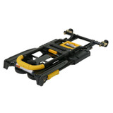 COSCO 12225YGB1E 2-in-1 Folding Hand Truck, 300 lb Capacity, 17" x 30.5" x 33.5", Black/Yellow