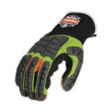 TENACIOUS HOLDINGS, INC. ergodyne® 17904 ProFlex 925F(x) Standard Dorsal Impact-Reducing Gloves, EN388: 4121XP, Large, Black/Lime, Pair