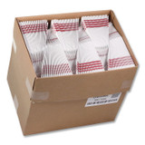 PACTIV EVERGREEN CORPORATION DBRNL Paperboard Barn Box with Handle, 9 x 5 x 4.5, Basketweave, Paper, 150/Carton