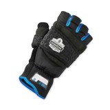 TENACIOUS HOLDINGS, INC. ergodyne® 17344 ProFlex 816 Thermal Flip-Top Gloves, EN388: 3423X, 9" Long, Large, Black, Pair