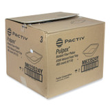 PACTIV EVERGREEN CORPORATION M633524Y EarthChoice Pulpex Steep Wall Food Tray, 9.13 x 6.88 x 1.75, Natural, Paper, 460/Carton