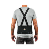 TENACIOUS HOLDINGS, INC. ergodyne® 11114 ProFlex 1625 Elastic Back Support Brace, Large, 34" to 38" Waist, Black