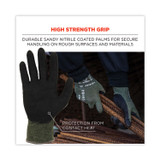 TENACIOUS HOLDINGS, INC. ergodyne® 10334 ProFlex 7042 ANSI A4 Nitrile-Coated CR Gloves, EN388: 4X41D, 9" Long, Large, Green, 12 Pairs