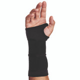 TENACIOUS HOLDINGS, INC. ergodyne® 16616 ProFlex 685 Wrist Support Sleeve with Double Strap, Small, Fits Left Hand/Right Hand, Black