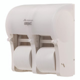 GEORGIA PACIFIC Professional 56747A Compact Quad Vertical Four-Roll Coreless Tissue Dispenser, 12.06 x 8 x 14.44, White