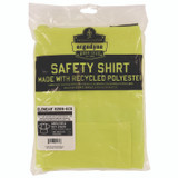 TENACIOUS HOLDINGS, INC. ergodyne® 21532 GloWear 8289-ECO Class 2 Recycled Hi-Vis T-Shirt, Small, Lime
