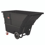 SUNCAST CORPORATION Commercial® RMTTHD200 2 cu yd Heavy Duty Tilt Truck, Forkliftable Frame, 2,300 lb Capacity, Black/Red