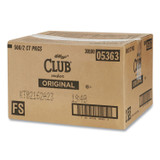 KELLOGG'S 033451 Club Original Crackers, 0.25 oz Individually Wrapped, 2/Pack, 500 Packs/Carton