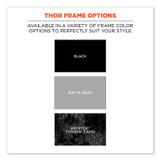 TENACIOUS HOLDINGS, INC. ergodyne® 51031 Skullerz Thor Safety Glasses, Black Nylon Impact Frame, Polarized Smoke Polycarbonate Lens