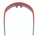 TENACIOUS HOLDINGS, INC. ergodyne® 55020 Skullerz AEGIR Anti-Scratch/Anti-Fog Safety Glasses, Orange Nylon Impact Frame, Purple Mirror Polycarbonate Lens
