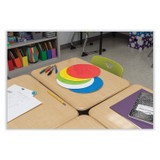 PACON CORPORATION 9012 Self Stick Dry Erase Circles, 10" x 10", Assorted Surface, 10/Pack