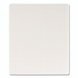 DEFLECTO CORPORATION CM1K142OCB OceanMat Carpet Chair Mat for Flat Pile Carpeted Floors, Rectangular, Straight Edges, 36" x 48", Clear