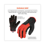 TENACIOUS HOLDINGS, INC. ergodyne® 17924 ProFlex 812CR6 ANSI A6 Utility and CR Gloves, EN388: 2543E, 9" Long, Large, Black, Pair