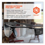 TENACIOUS HOLDINGS, INC. ergodyne® 52083 Skullerz Dagr Safety Glasses, Black Nylon Impact Frame, AntiFog Indoor/Outdoor Polycarbonate Lens