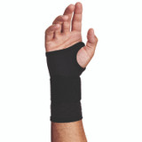 TENACIOUS HOLDINGS, INC. ergodyne® 16627 ProFlex 680 Wrist Support Sleeve with Single Strap, Medium, Fits Left Hand/Right Hand, Black