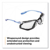 3M/COMMERCIAL TAPE DIV. 1187200000 CCS Protective Eyewear with Foam Gasket, Blue Plastic Frame, Clear Polycarbonate Lens