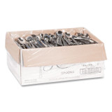 WNA, INC. 620155 Heavyweight Plastic Spoons, Reflections Design, Silver, 600/Carton