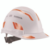 TENACIOUS HOLDINGS, INC. ergodyne® 61101 Skullerz 8961 Reflective Hard Hat and Safety Helmet Sticker Kit, 18 Assorted Stickers, Orange