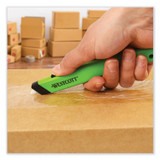 EVERSHARP PEN CO. Westcott® 16475 Safety Ceramic Blade Box Cutter, 0.5" Blade, 5.5" Plastic Handle, Green