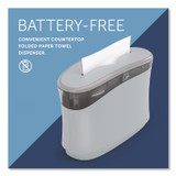 KIMBERLY-CLARK PROFESSIONAL Professional* 55760 Countertop Folded Towel Dispenser, 13.3 x 5.2 x 9, Gray