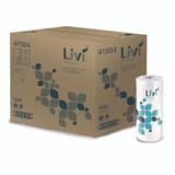 SOLARIS PAPER Livi® VPG Select 41504 Kitchen Roll Towel, 2-Ply, 10.98 x, 9.98, White, 30 Rolls/Carton