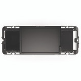 SUNCAST CORPORATION Commercial® HKC1000 Standard Housekeeping Cart, Plastic, 1 Shelf, 24" x 62.13" x 49.75", Black