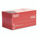 PERK 24377879 Drawstring Heavy-Duty Trash Bags, 33 gal, 1.1 mil, 37" x 33", Black, 30/Box