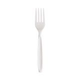 DART SOLO® RSWFX Reliance Mediumweight Cutlery, Fork, White, 100/Box, 1,000/Carton