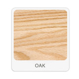 DIVERSIFIED WOODCRAFTS, INC. Spaces™ C730LBBK30N Classroom Book Compartment Science Table, 72w x 24d x 30h, Black High Pressure Laminate (HPL) Top, Oak Base