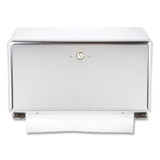 CFS BRANDS San Jamar® T1950XC Mini C-Fold/Multifold Towel Dispenser, 11.13 x 3.88 x 7.88, Chrome